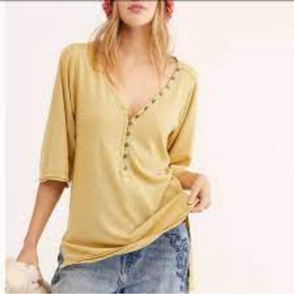 We The Free Morgan Henley Top Free People Size XS